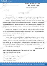Đề thi học kì 2 Tiếng Việt 4 - Đề số 2